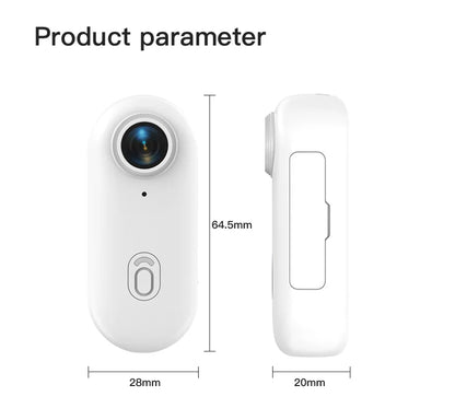Travel Ready 4K Camera Mini HD 1080P   Action Cam Wireless WiFi Bodycam Sport Recorder Pocket Lens Outdoor Adventure Photography
