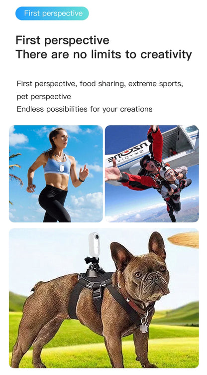 Travel Ready 4K Camera Mini HD 1080P   Action Cam Wireless WiFi Bodycam Sport Recorder Pocket Lens Outdoor Adventure Photography