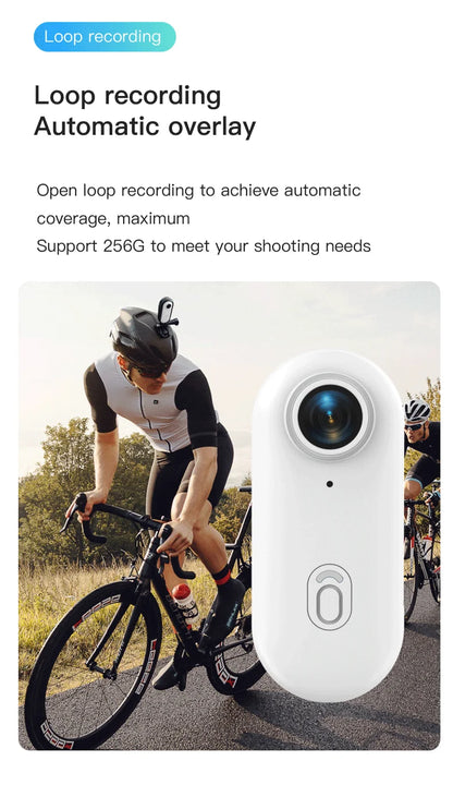 Travel Ready 4K Camera Mini HD 1080P   Action Cam Wireless WiFi Bodycam Sport Recorder Pocket Lens Outdoor Adventure Photography