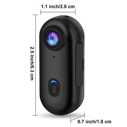 Travel Ready 4K Camera Mini HD 1080P   Action Cam Wireless WiFi Bodycam Sport Recorder Pocket Lens Outdoor Adventure Photography