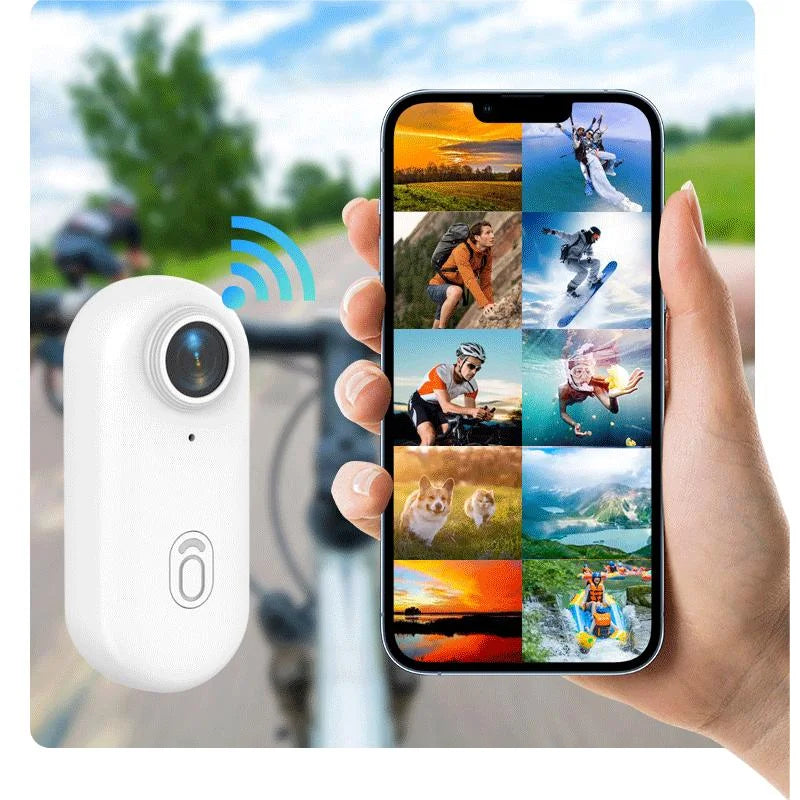 Travel Ready 4K Camera Mini HD 1080P   Action Cam Wireless WiFi Bodycam Sport Recorder Pocket Lens Outdoor Adventure Photography