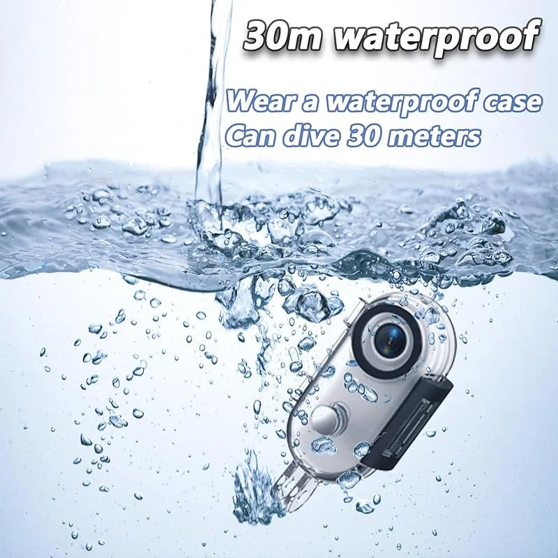 Mini Body Camera Small Body Camera 360° Rotatable Clip & Magnetic Lanyard Easy to use for Recording Life Traveling and Pet Walks
