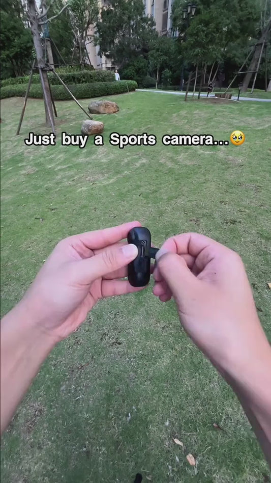 Travel Ready 4K Camera Mini HD 1080P   Action Cam Wireless WiFi Bodycam Sport Recorder Pocket Lens Outdoor Adventure Photography